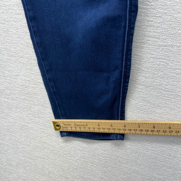 Seven7 High Rise Skinny Crop Jeans Classic Wash Size 14 Skin-Fit MY-1466D - Picture 13 of 14